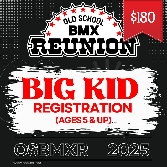 2025 OSBMXR Event Ticket and Shirt - Big Kids