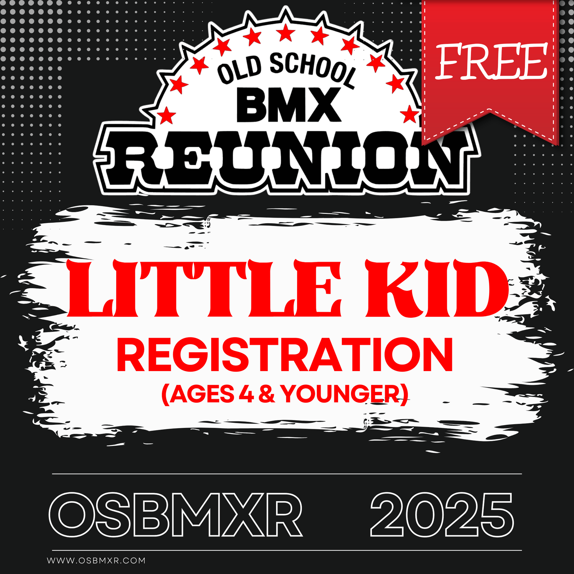 2025 OSBMXR Event Ticket - Little Kid (4 & Younger)