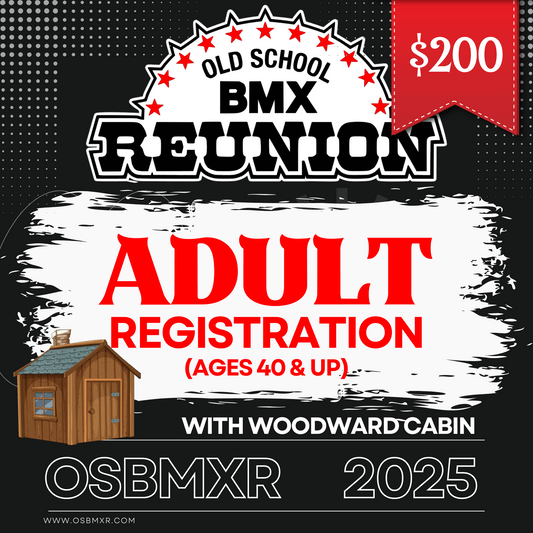 2025 OSBMXR Event Ticket and Shirt - Adults